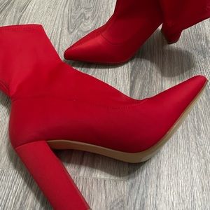 BRAND NEW - Red Booties